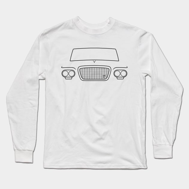 Studebaker Lark 1960s classic car black outline graphic Long Sleeve T-Shirt by soitwouldseem